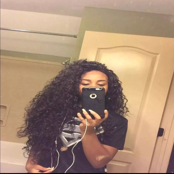 Kinky Curly Lace Front Wig - Picture 4 of 7